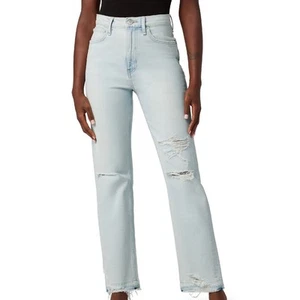 NWT: Hudson Jeans - Jade: High-Rise, Straight Leg, Loose Fit, Light Wash (25") - Picture 1 of 6