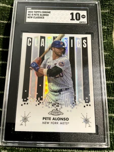 Topps 2022 cromo nuevos clásicos SGC 10 PETE ALONSO NC-8 UNO DE 8 JUGADORES 100 HORAS - Imagen 1 de 2
