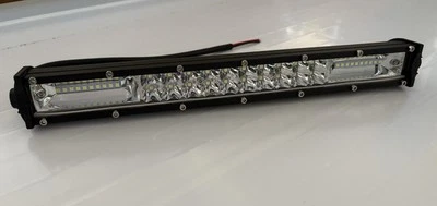 BARRA LED PER AUTO 120 Watt LED SMD 12V 24v 33cm Luce Fredda 6000°K FARO JEEP - Immagine 1 di 4