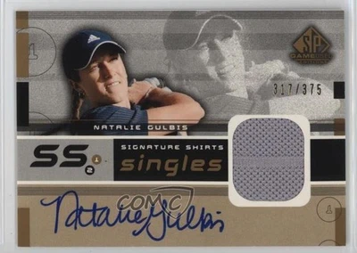 2003 SP Game Used Edition Signature Shirts Singles Natalie Gulbis Rookie Auto RC - Image 1 of 2