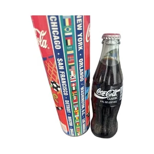 1994 World Cup Coca Cola Bottle With Tube - Picture 1 of 4