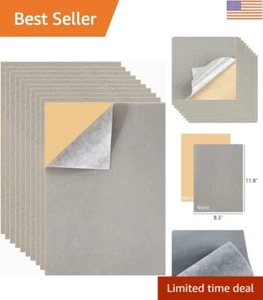 Versatile 10-Pack Peel and Stick Felt Sheets for Crafts & Decoration Projects - Picture 1 of 8
