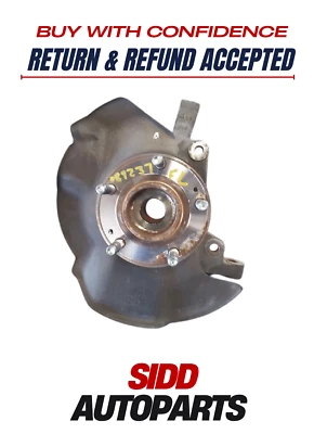 Hyundai Santa Fe 2007-2009, nudillo del husillo delantero izquierdo del conductor, ABS - OEM Foto 1 de 4