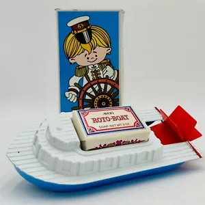 Avon ROTO BOAT Floating Soap Dish Original Box And Soap Vintage NEW OLD STOCK - Picture 1 of 14