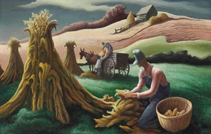 Thomas Hart Benton: Ozark Autumn 22x30 Archival Quality Fine Art Print - Picture 1 of 1