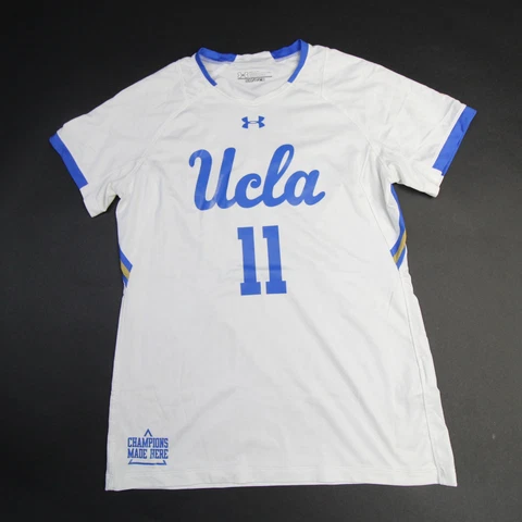 UCLA Bruins Under Armour Practice Jersey - Soccer Women's White/Blue Used Cover