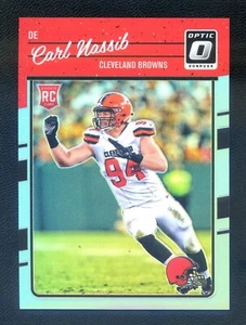 2016 Donruss Optic Rookie "Carolina Blue Prizm Holo" Carl Nassib SSP RC #'d/50!! - Bild 1 von 2