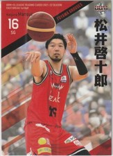 2022 KEIJURO MATSUI  #035 BBM B.LEAGUE Card FAST BREAK 2021-22 1st Half 