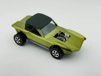 Hot Wheels Redline PYTHON Olive US Full Black Roof Dark Interior Very Nice !! - Image 1 of 4