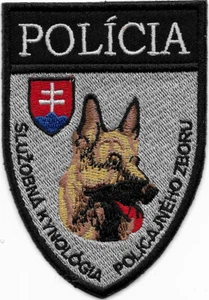 SLOWAKEI Policija K-9 Diensthundführer Služobná Polizei Abzeichen Police Patch b - Bild 1 von 1