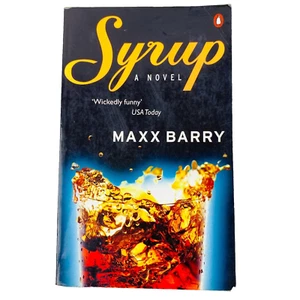Jarabe de Maxx Barry 2000 Australian Penguin edición de bolsillo humor ficción - Imagen 1 de 12