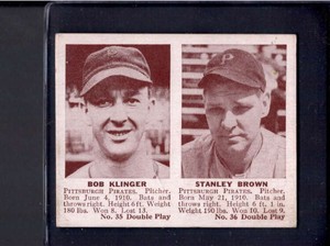 1941 DOUBLE PLAY #35-36 BOB KLINGER/ STANLEY BROWN EX-MT JG0514