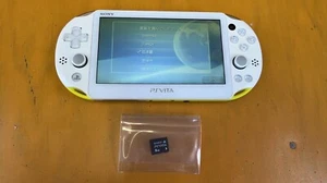 SONY PCH-2000 ZA13 LIME GREEN PS VITA REGION FREE GAME CONSOLE WITH 8GB MEMORY - Picture 1 of 6