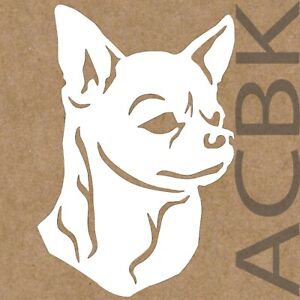 Chihuahua dog decal, vinyl sticker, outdoor, window sticker, accessory