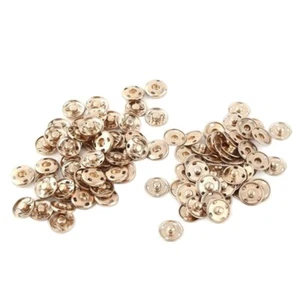 50 Sets Metal Hidden Button Sew Snaps Sewing Press Studs Buttons - Picture 1 of 7