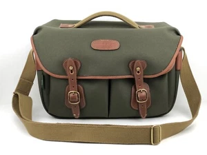 Billingham Hadley Pro Camera Carry Shoulder Bag Sage FibreNyte/Tan Leather Trim - Picture 1 of 12