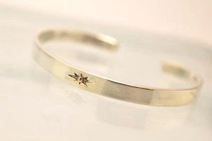 925 Sterlingsilber Manschette Armreif Armband mit Sonne 21 Gramm - Bild 1 von 12