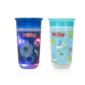 Nuby 360° Insulated Light-up Wonder Cup - No Spill & Leak Proof - 12+ months  - Picture 1 of 21