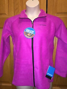NWT COLUMBIA SPORTSWEAR COMPANY Girls Dotswarm II Fleece Zip Jacket XL 18/20 $35 - Picture 1 of 6