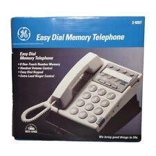 New GE Easy Dial Memory Phone Large Numbers 2-9267 One Touch Telephone Memory