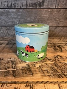 Contenedor de hojalata Valley Brook Farms de colección - Imagen 1 de 10