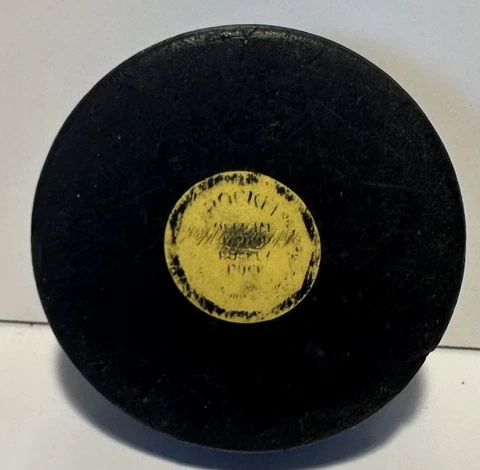 Vintage NHL Hockey Maurice Rocket Hockey Puck Cover