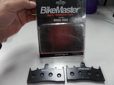 Pastilhas de freio NOS BikeMaster Kawasaki ZRX1200 ZRX1100 VN1500 Suzuki GSX1300 96-1109 - Imagem 1 de 4