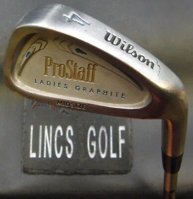 Wilson Pro Staff Mid Size 4 Iron Ladies Graphite Shaft G-Three EFFE Grip - Image 1 of 4