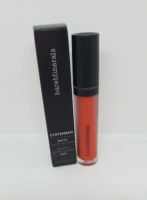 bareMinerals GEN NUDE MATTE Liquid Lipcolor In Fire, Full Size New In Box - Image 1 of 2