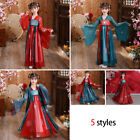 Girls Ancient Hanfu Tang Suit Chinese Traditional New Year Dance Dress Princess