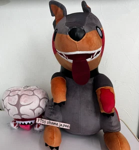 Cuscino cane zombie USJ Biohazard Resident Evil con portachiavi peluche spalla lecca - Foto 1 di 6