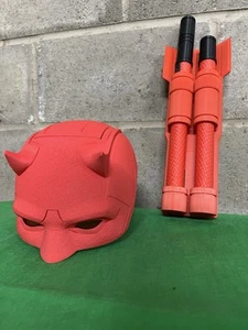 Daredevil Cowl, Billy Clubs & holster - Born Again - 3D Printed Cosplay - Picture 1 of 3