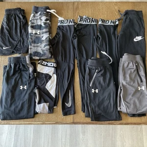 Boys Athletic Clothing Lot 8 Pc Youth Size Sm/M Nike Adidas Under Armour Casual - Picture 1 of 14