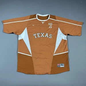 Camiseta de fútbol Texas Longhorns para hombre XL naranja poliéster vintage etiqueta del equipo Nike - Imagen 1 de 9