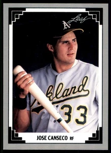 1991 Leaf #182 Jose Canseco - Picture 1 of 2