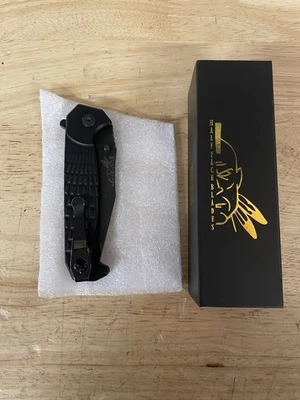 Half Face Blades Crow Folder Anodized Black Frame - Image 1 of 4