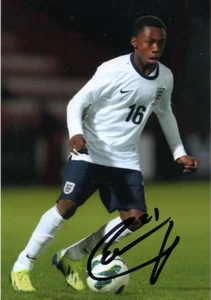 ENGLAND, NORTHAMPTON & OXFORD: KYLE EDWARDS SIGNED 6x4 ACTION PHOTO+COA - Picture 1 of 1