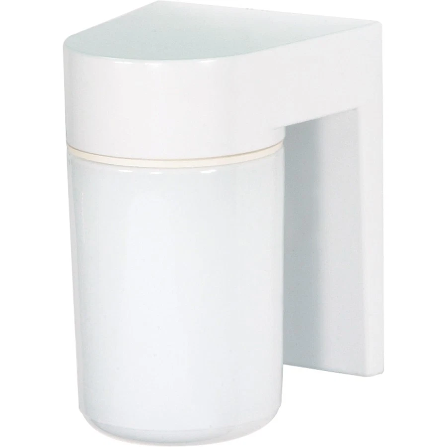 Nuvo Lighting 1 лампа 8 дюймов универсальное настенное крепление с белым стеклом, белое - SF77-530 - Изображение 1 из 1