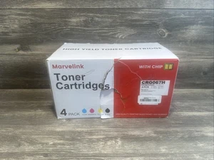 4PK CRG067H Color Toner Cartridge for Canon MF650C LBP630C MF656Cdw LBP633Cdw - Picture 1 of 17