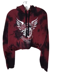 Supernatural Crop Tie Dye Hooded Sweatshirt Womens XL Join The Hunt Sam and Dean - Picture 1 of 6
