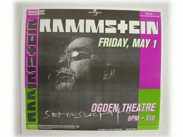 2 Rammstein Handbill poster - Image 1 of 2