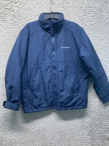 Columbia Sportswear Co Jacket Mens Large Blue Full Zip Pockets Lined - Picture 1 of 9