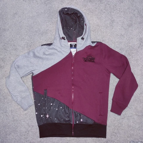Cleveland Cavaliers Mens Hoodie Gray Small Zip Sweatshirt Galaxy NBA UNK Cover