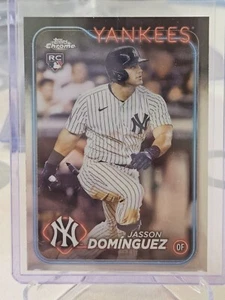 2024 Topps Chrome Jasson Dominguez Base RC Yankees - Picture 1 of 2