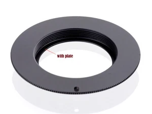 M42 Lens Adapter WITH PLATE for M42 Lens to Canon EOS Mount SLR DSLR - UK STOCK - Picture 1 of 5