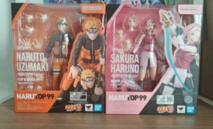 Bandai S.H.Figuarts Naruto Sakura Haruno & Uzumaki Set Narutop99 Edition Figure - Picture 1 of 7