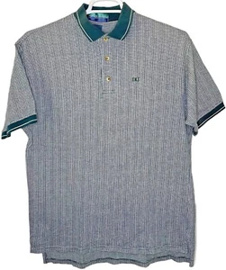 Polo de golf Pine Island para hombre talla grande verde 100 % algodón - Imagen 1 de 5