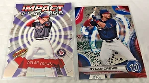 2024 Bowmans Best DYLAN CREWS IMPACT PLAYERS & BASE NATIONALS - Picture 1 of 2