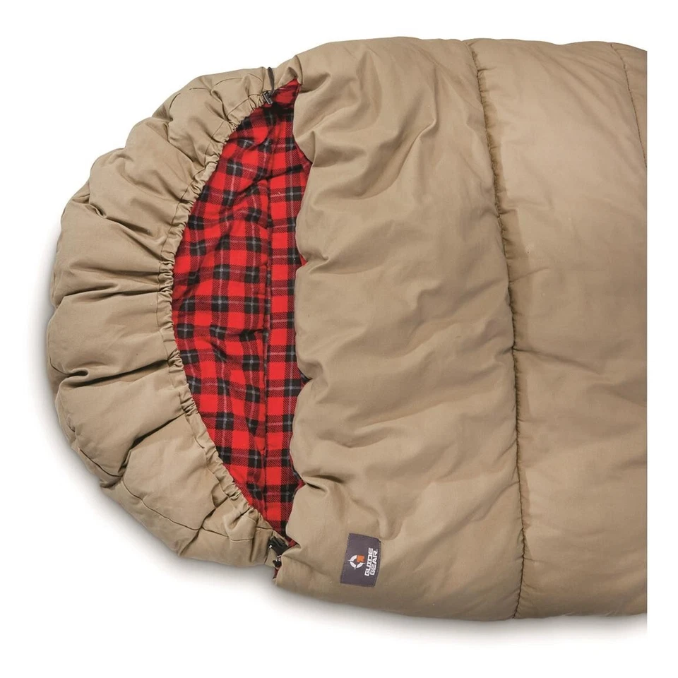 Guide Gear Canvas Hunter Sleeping Bag 0f 100 Cotton Duck Canvas Shell