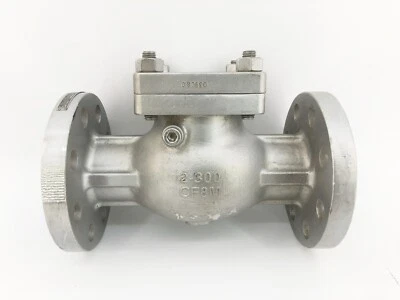 New FNW FNW472AK Swing Check Valve 2" CF8M Stainless Steel - Image 1 of 4